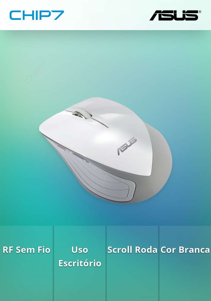 ASUS RATO WIRELESS WT465 OPTICO BRANCO