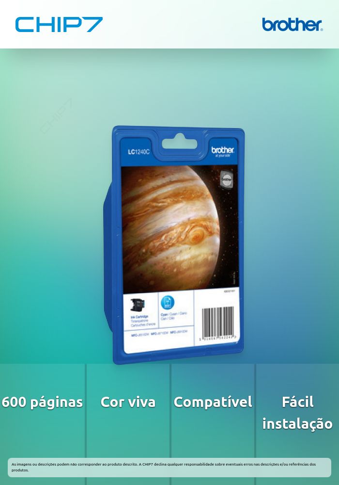 Cartucho tinta Cyan, 600 págs.