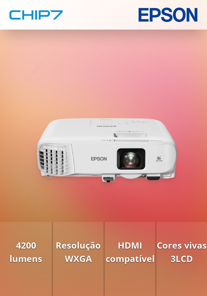 EPSON VIDEOPROJECTOR EB-982W 4200AL WXGA HD-READY