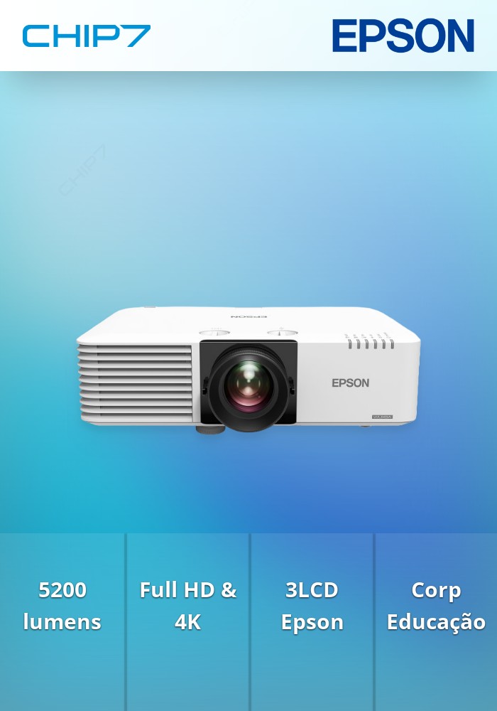 EPSON VIDEOPROJECTOR EB-L530U BRANCO 5200AL FHD 4Kv - HBR #PROMO#