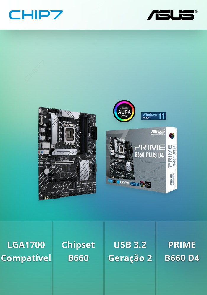 Motherboard ATX ASUS PRIME B660-PLUS D4 LGA1700 USB 3.2 GEN 2