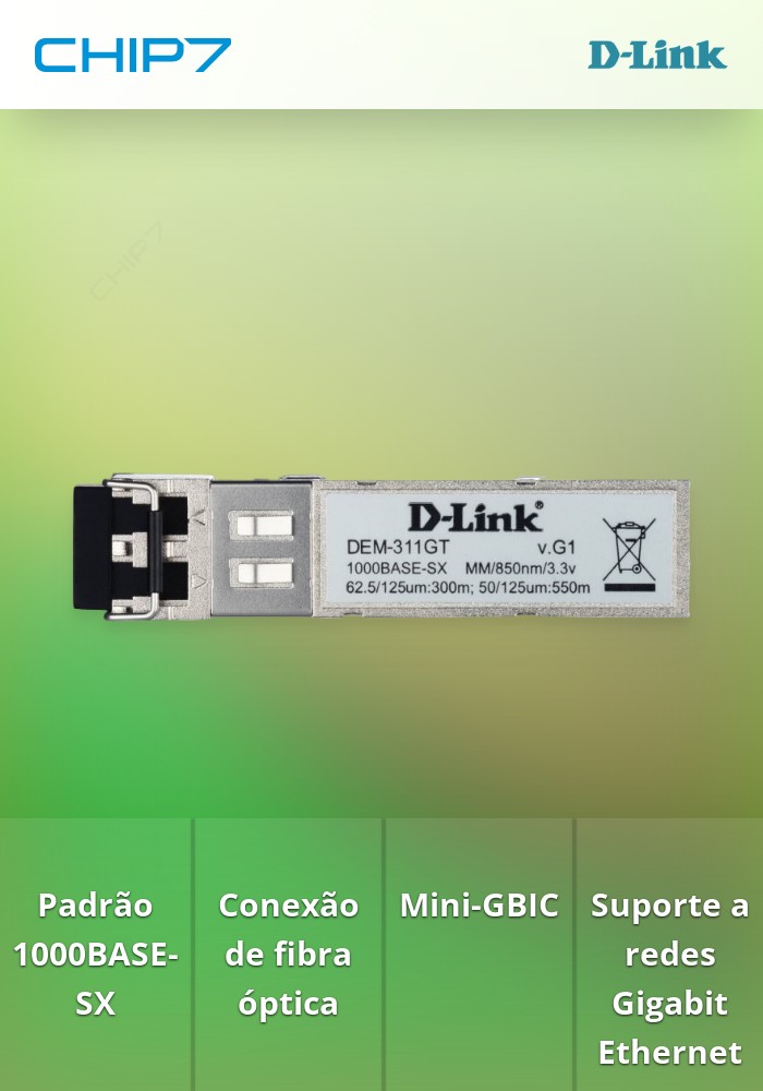 TRANSCEIVER MINI-GBIC 1P.1000BASESX