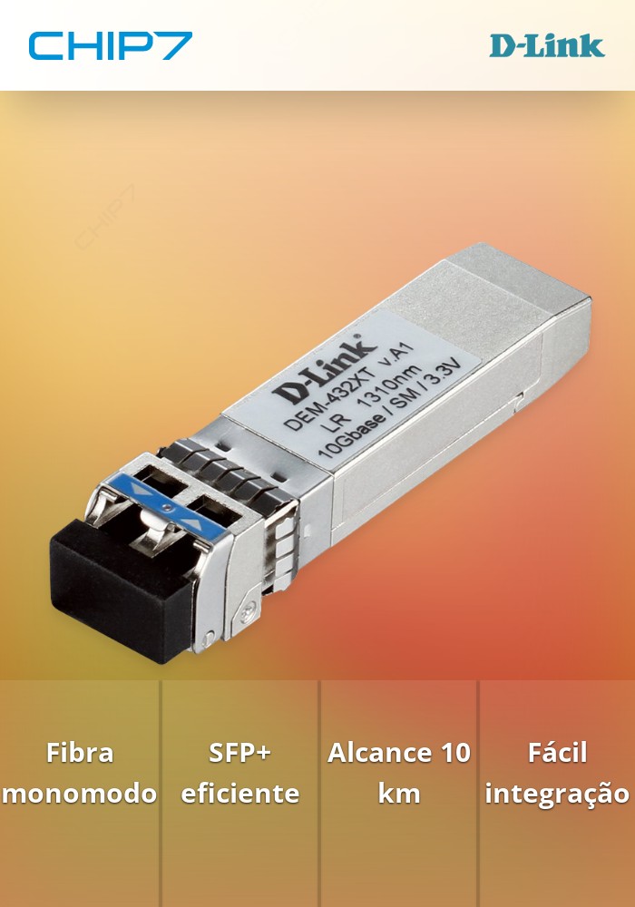 D-LINK TRANSCEIVER 10GBASE-LR SFP+ (OS1-SINGLEMODE)