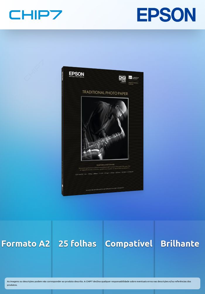 A2 Photo Paper Traditional Photo Paper A2 25 Folhas | CHIP7