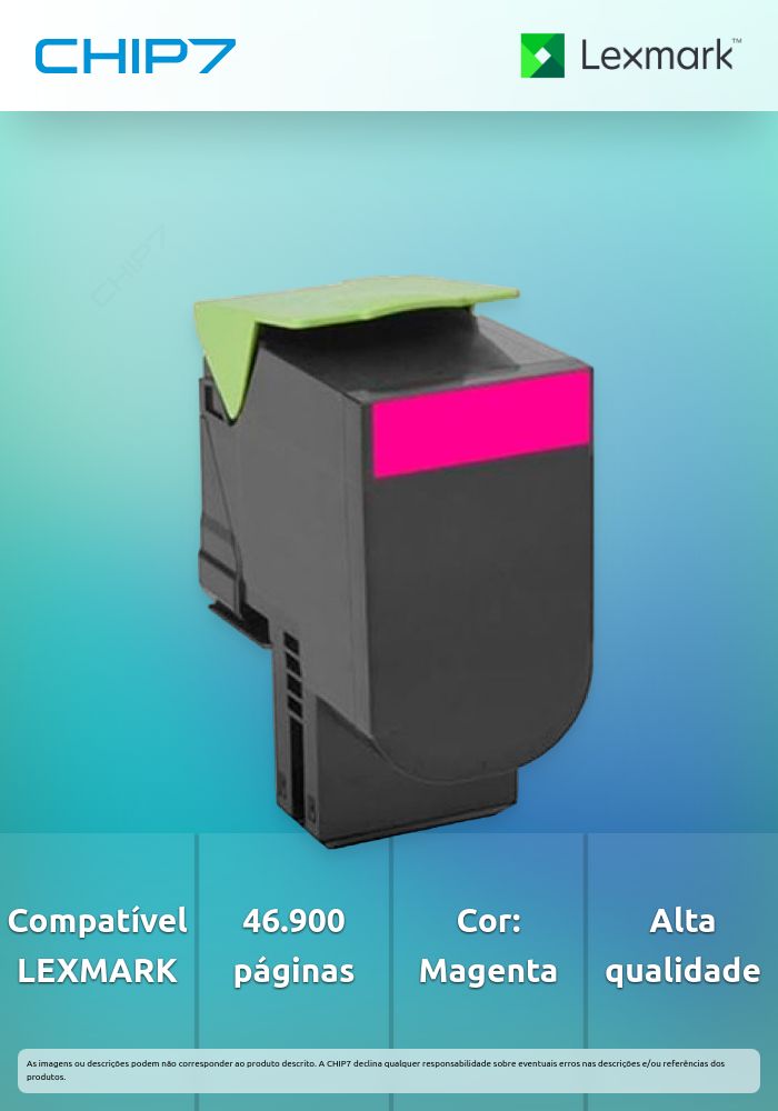 Toner LEXMARK 24B7579 Magenta BSD 46.9K a 5% - XC9635, 9645, 9655