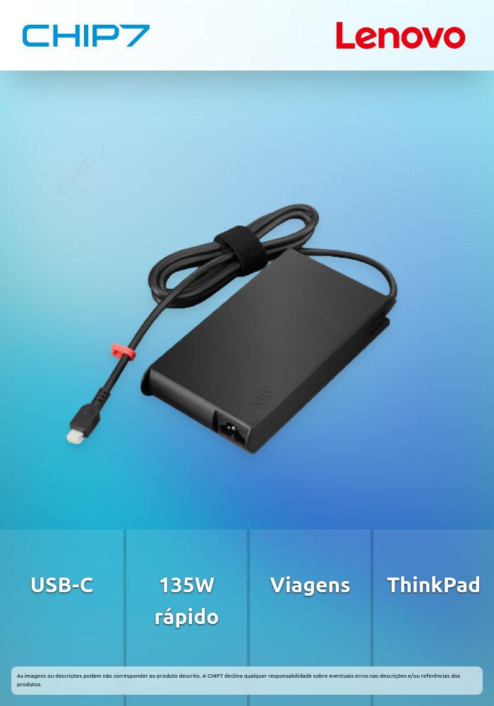 ThinkPad 135W AC Adapter (USB-C)-EU1/Arabia/Indonesia/ROK