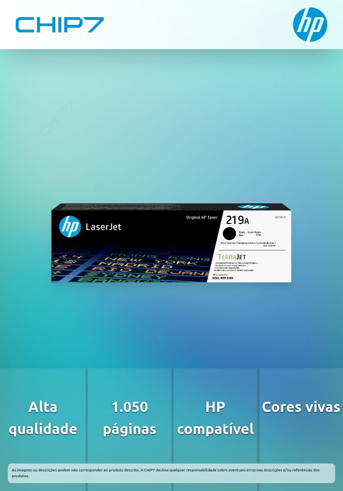Toner HP Preto 219A