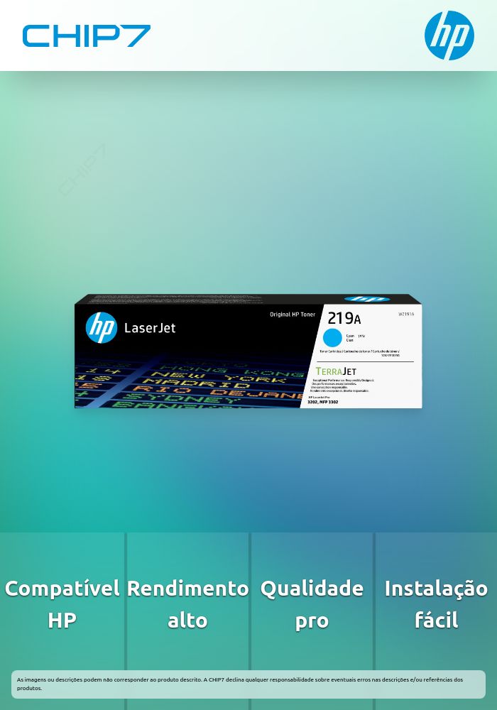 Toner HP Ciano 219A