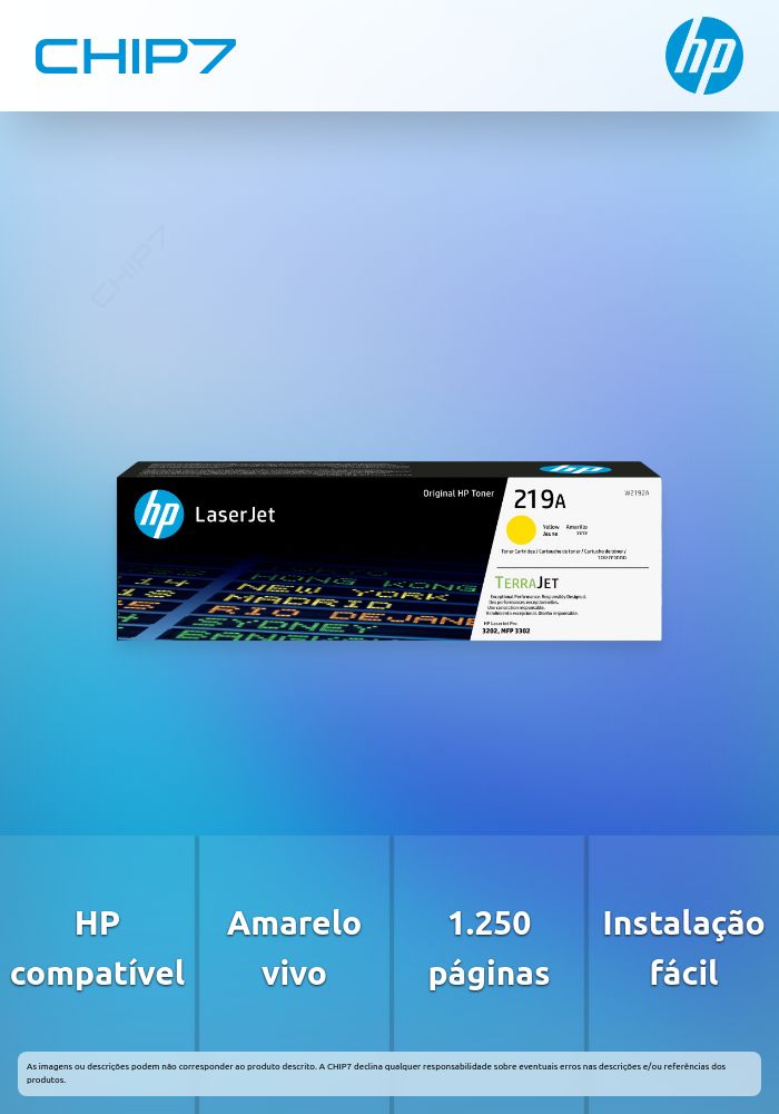 Toner HP Amarelo 219A