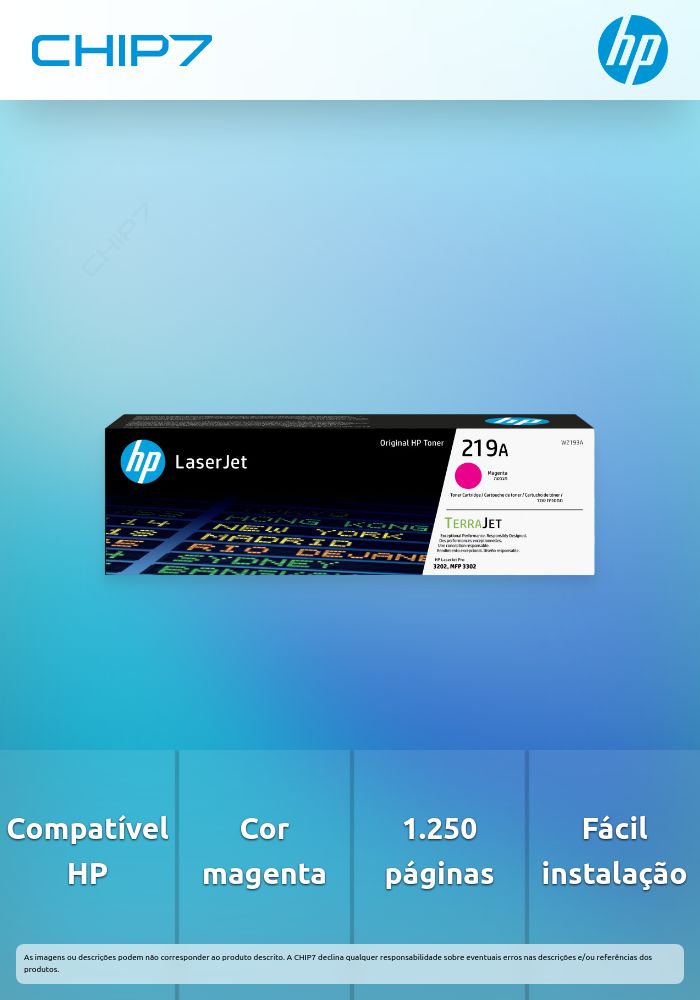Toner HP Magenta 219A