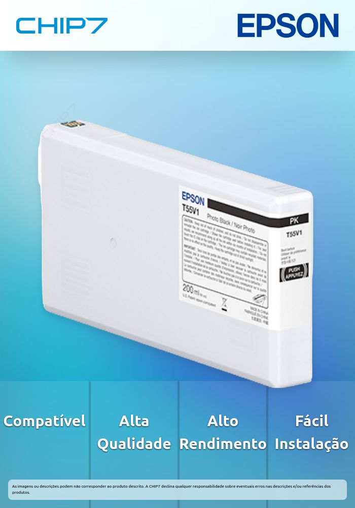 T55W1 Photo Black Ink Cartridge