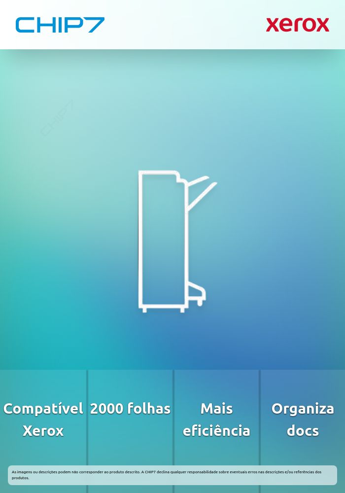 Xerox Office - Finalizador - 2000 folhas - para VersaLink B7025, B7030, B7035, C7001, C7020, C7020/C7025/C7030, C7025, C7030