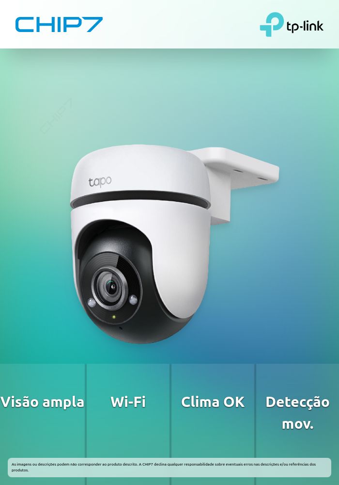 Câmara de segurança TP-Link TC40 Wi-Fi panorâmica/inclinação externa