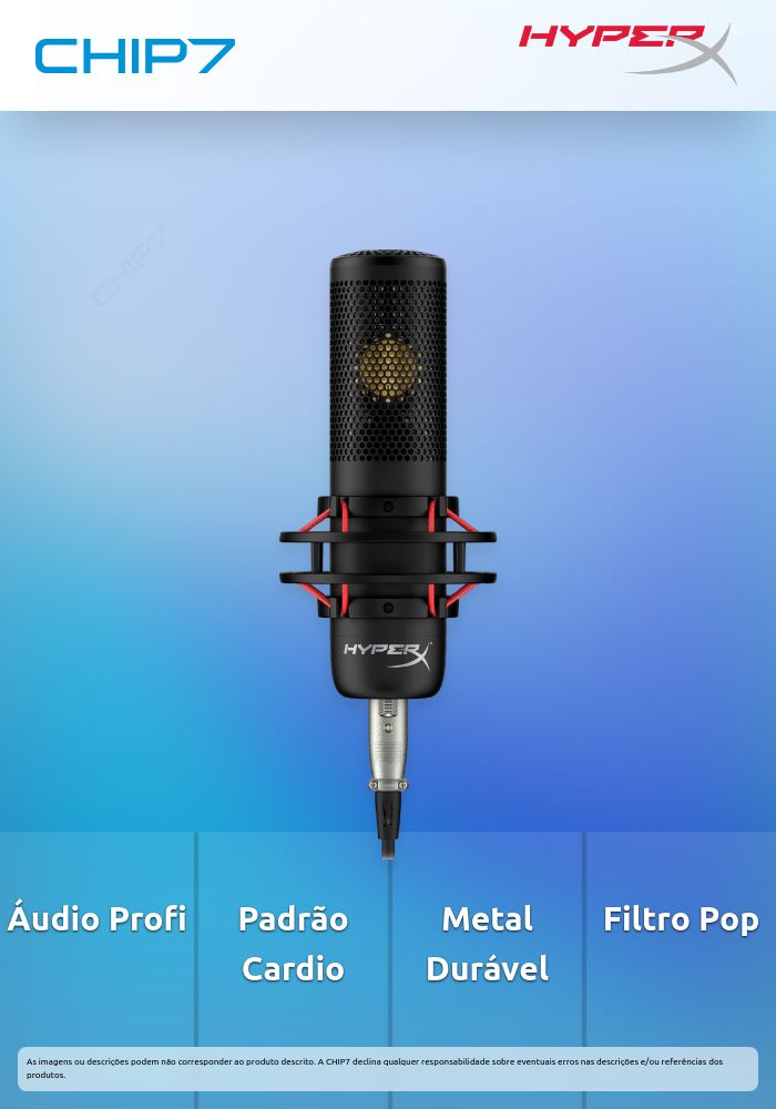 Microfone HyperX ProCast