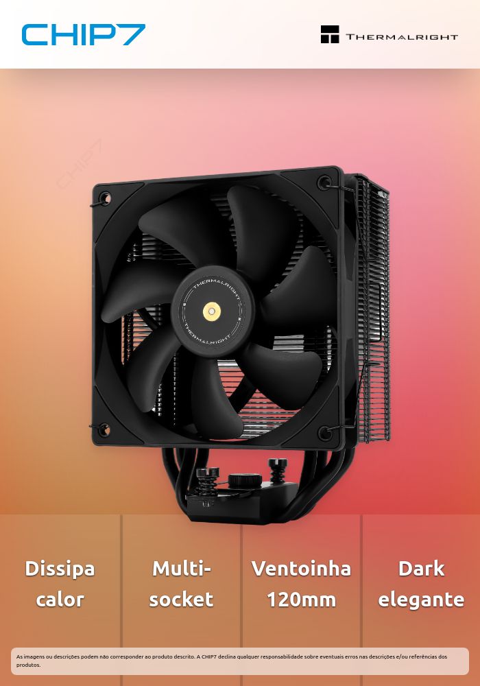 Cooler CPU Thermalright Assassin Spirit 120 Evo Dark