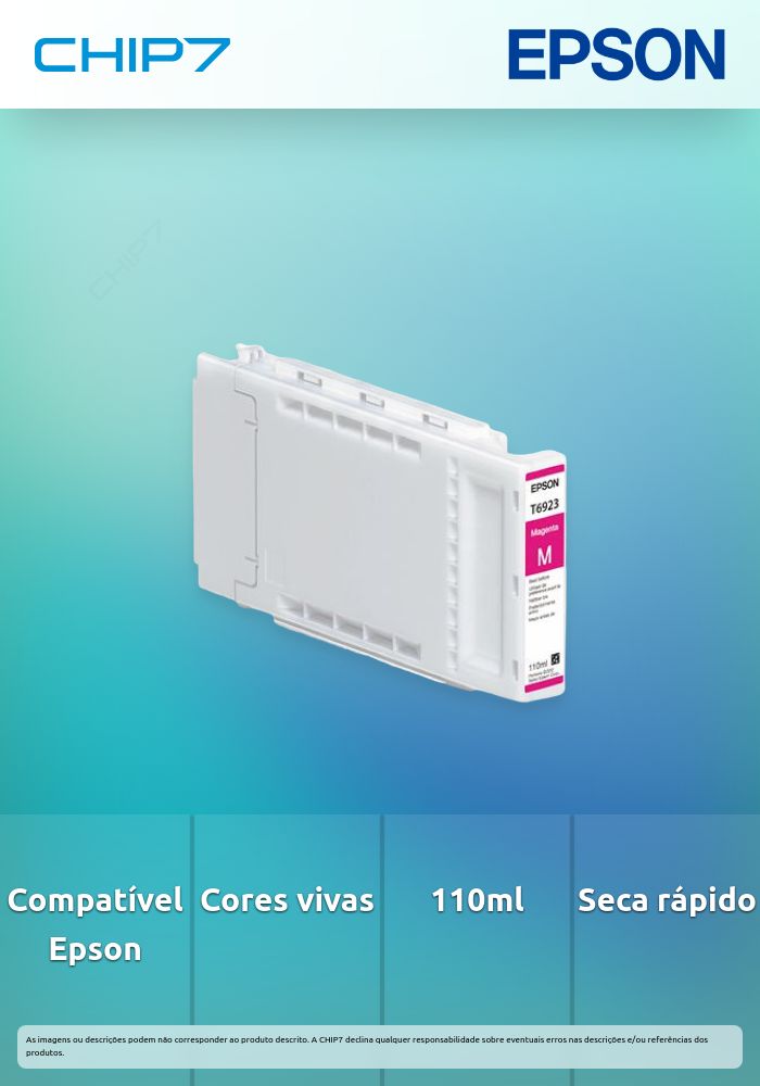 Tinteiro Epson Singlepack UltraChrome XD Magenta T692300 110ml