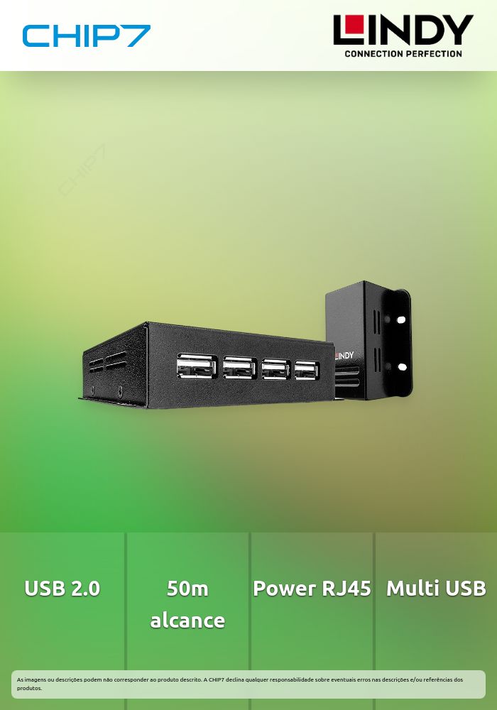 USB 2.0 CAT.5 50M, POWER OVER RJ45