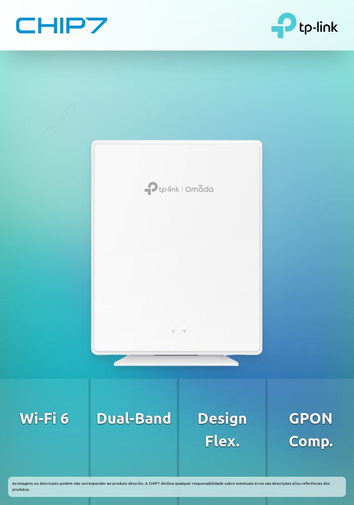 Omada  AX1800 Desktop Dual-Band Wi-Fi 6 GPON Access Point