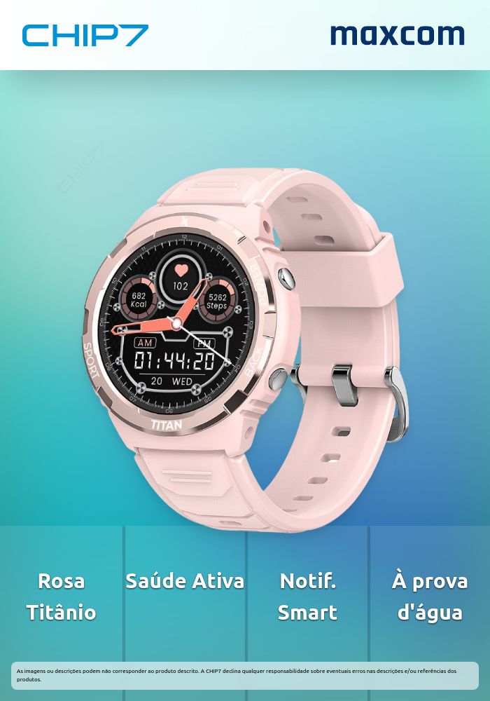 SmartWatch MAXCOM FW100 Titan Pink