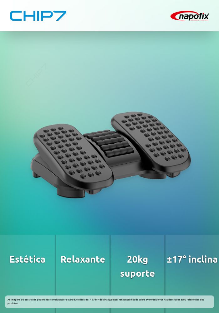 NAPOFIX BASE ERGONOMICA INCLINAVEL PARA PES ERGO450