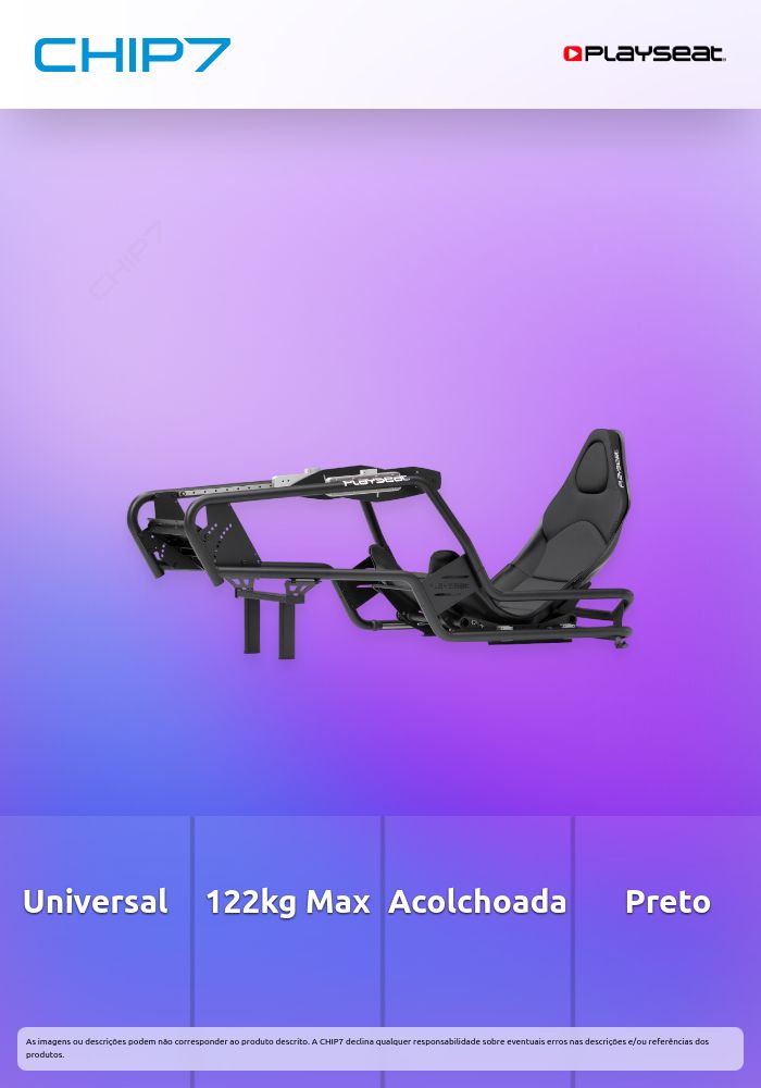 Cockpit Playseat® Formula Intelligence Preta