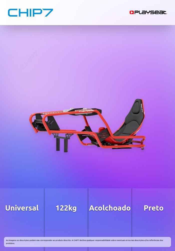 Cockpit Playseat® Formula Intelligence Vermelha