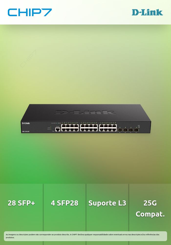 28port SFP+4x 10/25G SFP28 ports L3 25G