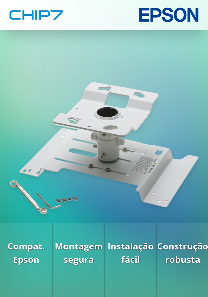 Epson ELPMB22 - Kit de montagem (montagem no tecto) - para projector - montável em teto - para Epson EB-L1065, L520, L530, L630, L635, L720, L730, L735, L770, EH-LS11000, LS12000, LS800