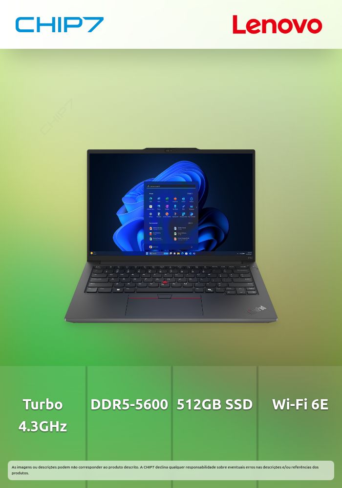Portátil Lenovo - Intel Ultra 5 125U / 16GB RAM / 512GB SSD / 14