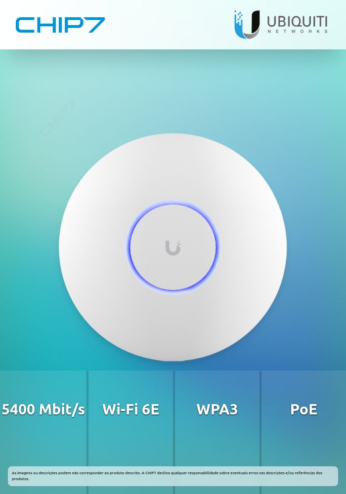 Access Point Ubiquiti U7-Pro WiFi 7 Tri-Band 2.5GbE PoE+