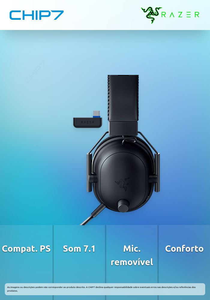 Auscultadores BlackShark V2 X for PlayStation - Black