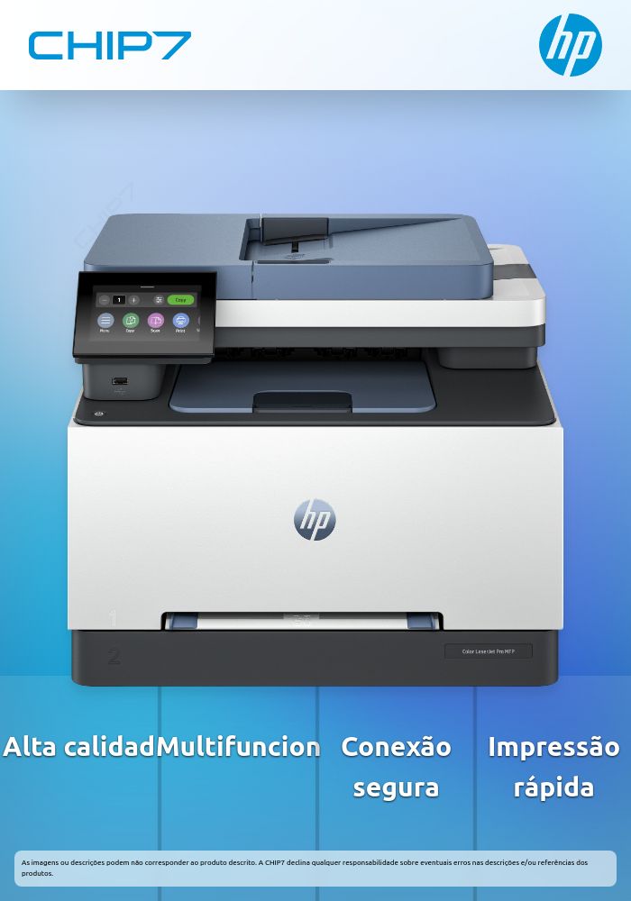 Impressora HP Multifunções Color Laserjet Pro 3302fdn