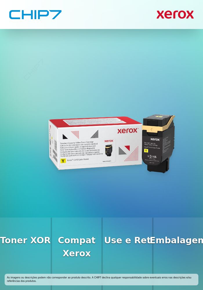 Xerox - Amarelo - original - caixa - cartucho de toner Use and Return - para Xerox C410, VersaLink C415/DN, C415V_DN
