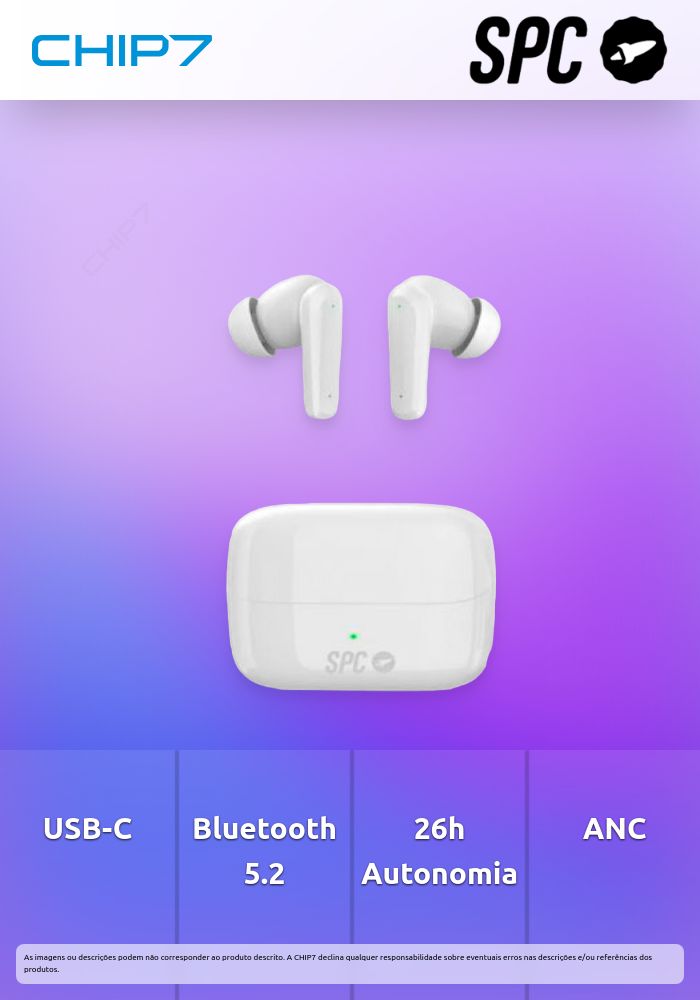 SPC IN-EAR PHONE ETHER 2 PRO BRANCO