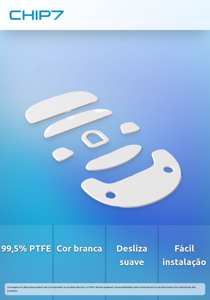 Skates para Endgame Gear OP1 995% PTFE Brancos (Single Set)