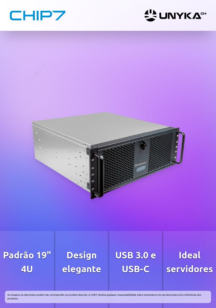 Caixa Unyka RACK UK4339H - 19