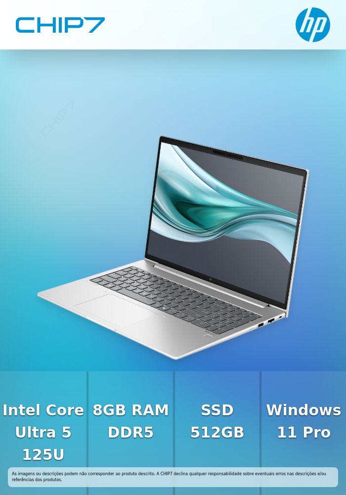 Portátil HP EliteBook 660 G11 – Intel Core Ultra 5 125U / 8GB RAM