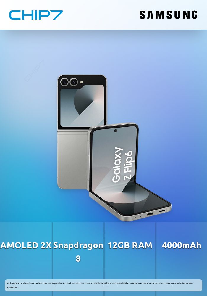 Smartphone Samsung Galaxy Z Flip 6 5G 6.7