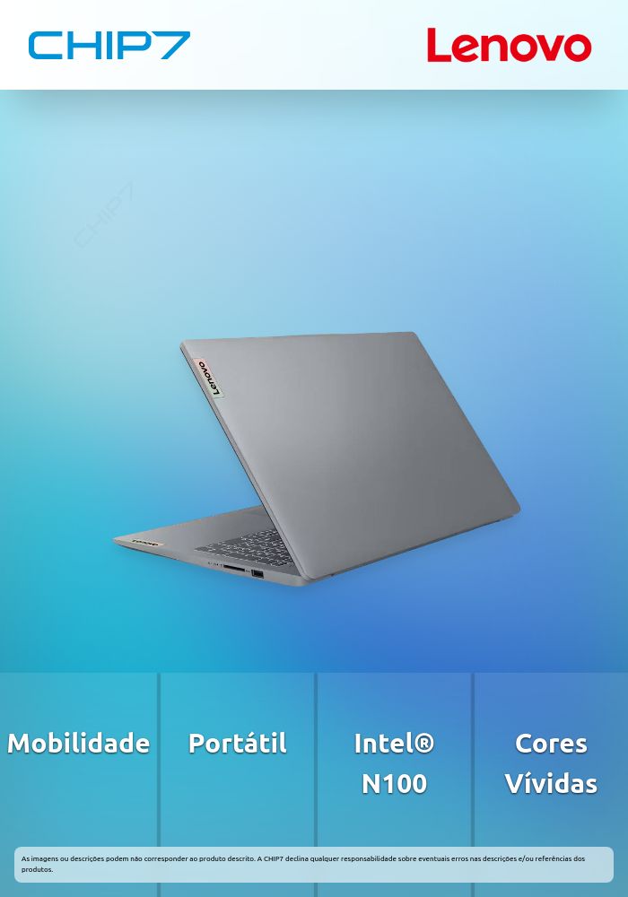 Portátil Lenovo - Intel N100 / 4GB RAM / 128GB SSD / 15.6