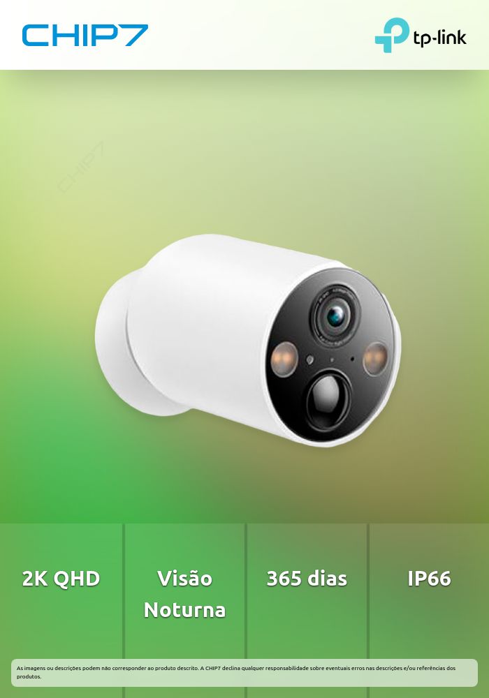 TP-LINK CAM SEGURANCA INTELIGENTE WIFI EXT/INT C/SUP MAGNETICO