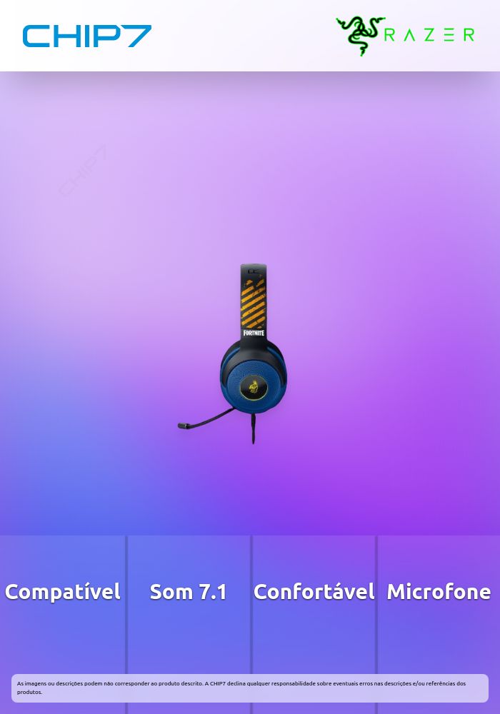 Auscultadores  Kraken V3 X - Fortnite Edition