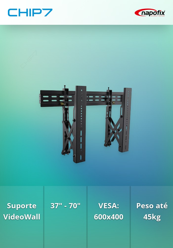 Suporte de Parede para VideoWall Napofix de 37