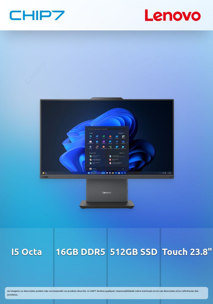 Computador All In One AIO Lenovo - I5 13420H / 16GB RAM / 512GB