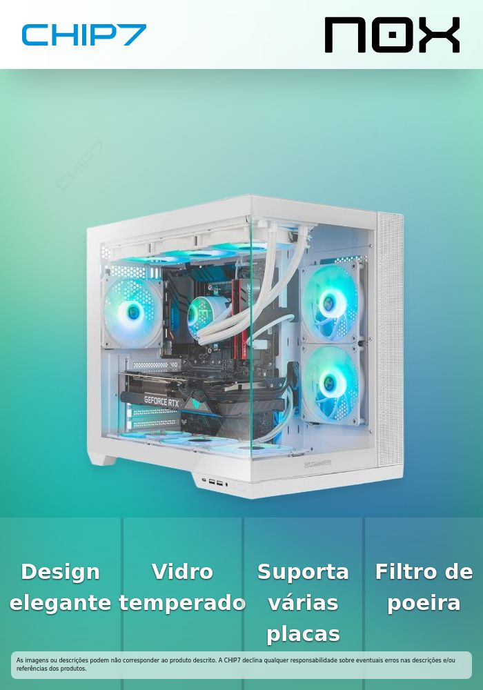 Nox Hummer Astra Neo White - Caixa ATX