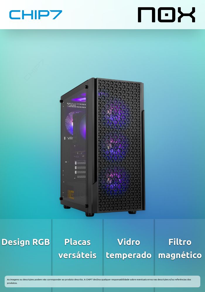 Nox Infinity Beta - Caixa ATX