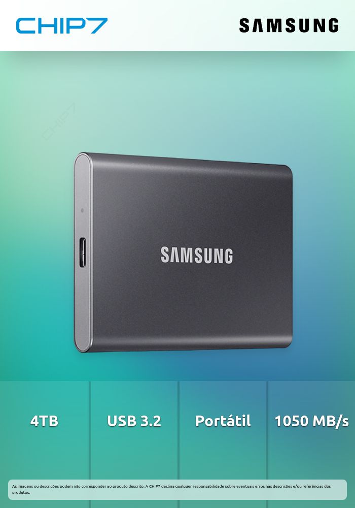 SAMSUNG SSD T7 4TB USB 3.2 EXTERNAL