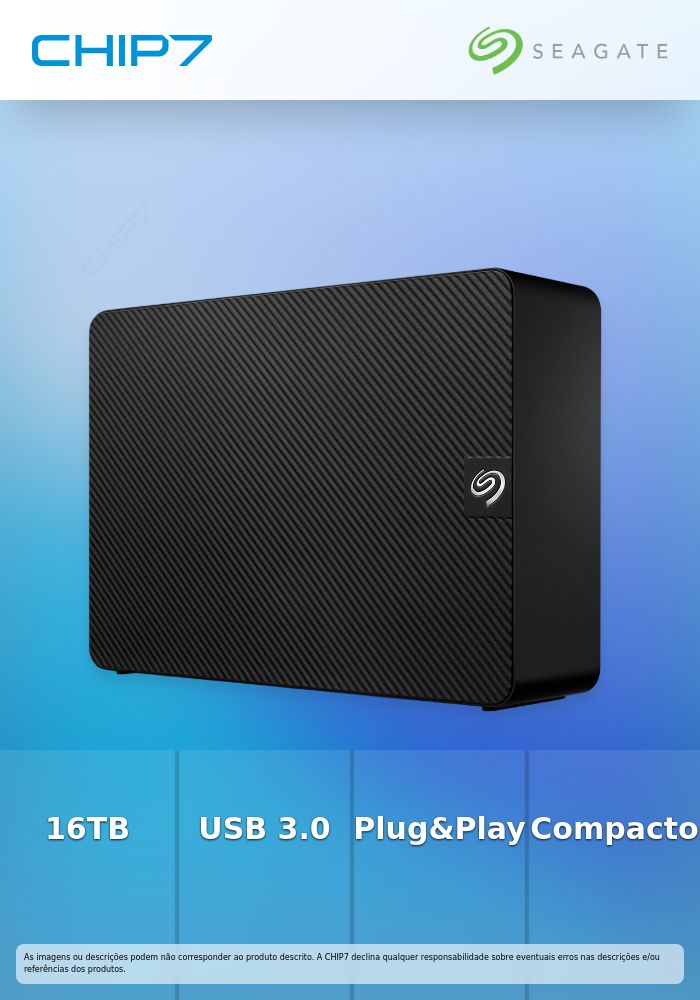 16TB HDD Disco Externo Seagate Basic USB 3.0