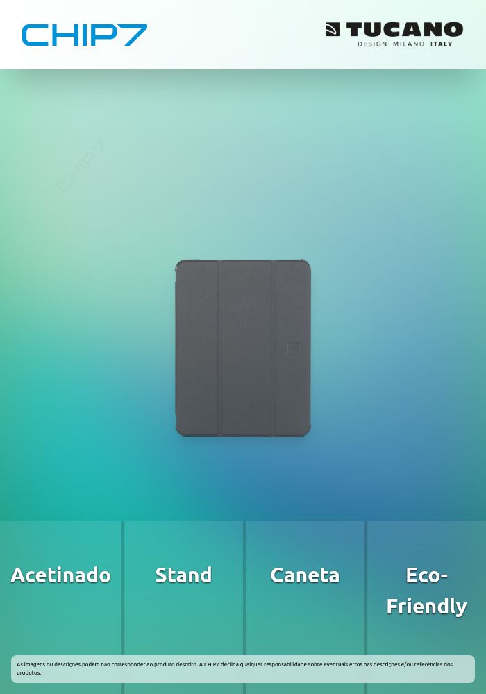 Capa Tucano Satin iPad Air 11'' (Azul Preta)