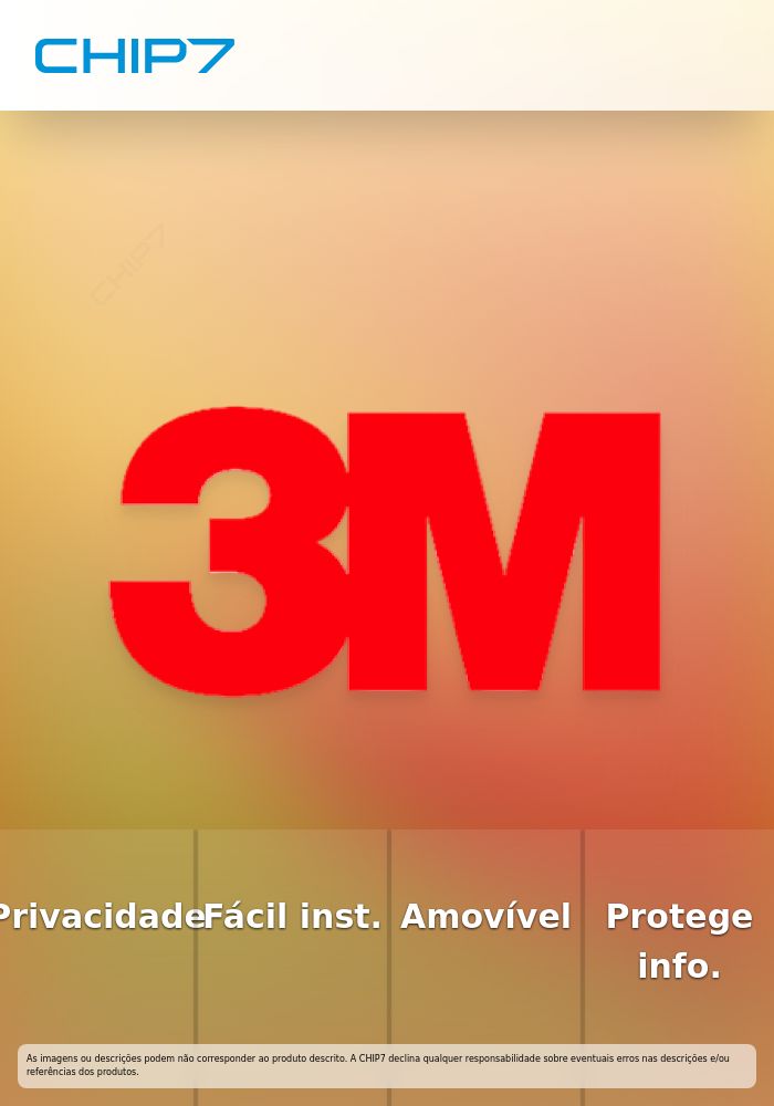 3M - Filtro de privacidade do display - amovível - magnético - 27