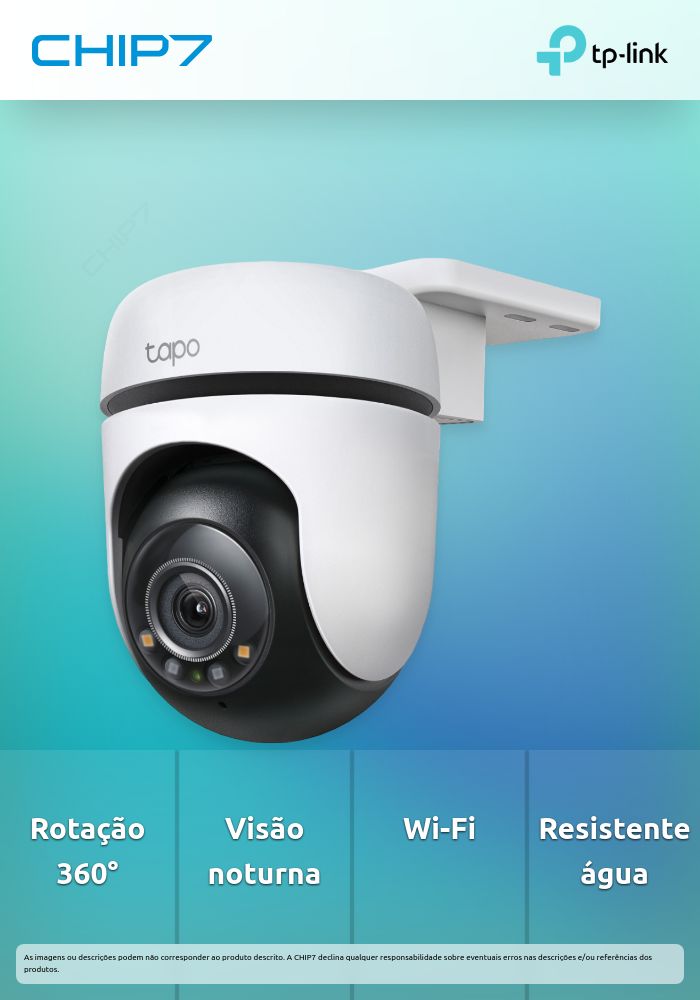 Câmara de Segurança TP-link Outdoor Pan/Tilt Wi-Fi